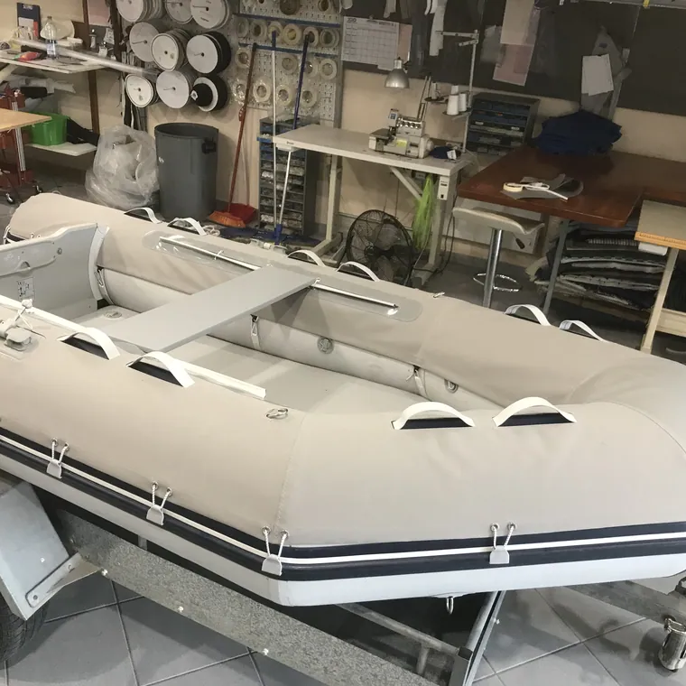 White RIB finished at the workshop